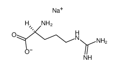 L-arginine , sodium salt结构式