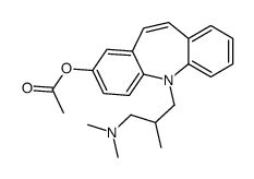 10,11-dehydro-2-acetoxytrimipramine结构式