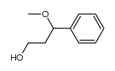 3-methoxy-3-phenyl-propan-1-ol结构式