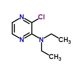 3-Chloro-N,N-diethyl-2-pyrazinamine结构式