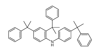 benzenamine, 2,4-bis(1-methyl-1-phenylethyl)-n-[4-(1-methyl-1-phenylethyl)pheny Structure