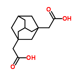 1,3-Adamantanediacetic acid Structure