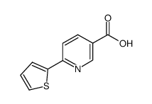 6-THIEN-2-YLNICOTINIC ACID Structure