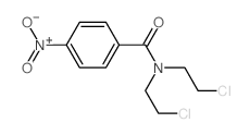 N,N-bis(2-chloroethyl)-4-nitro-benzamide Structure