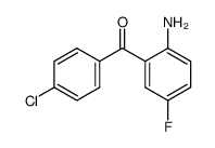 (2-amino-5-fluorophenyl)(4-chlorophenyl)methanone结构式