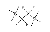 1,2-bis(trimethylsilyl)-1,1,2,2-tetrafluoroethane Structure