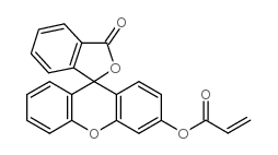 荧光素o-丙烯酸酯结构式