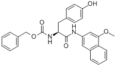 ZL-酪氨酸4-甲氧基-β-萘酰胺结构式