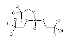 tris(2,2,2-trichloroethyl) phosphate Structure