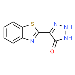 4H-1,2,3-Triazol-4-one,5-(2-benzothiazolyl)-2,3-dihydro-(9CI)结构式