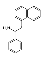 1-(2-amino-2-phenylethyl)naphthalene结构式