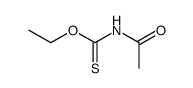 N-Acetylthiocarbamic acid O-ethyl ester结构式