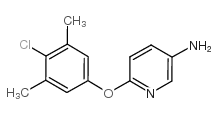 6-(4-氯-3,5-二甲基苯氧基)吡啶-3-胺结构式