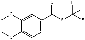 3.4-二甲氧基苯甲酸三氟甲硫基酯结构式