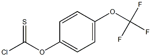 硫代氯甲酸-4-三氟甲氧基苯酯结构式