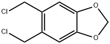1,3-Benzodioxole, 5,6-bis(chloromethyl)- Structure