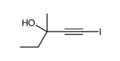 1-iodo-3-methylpent-1-yn-3-ol Structure