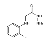 Glycine,N-(2-fluorophenyl)-, hydrazide Structure