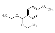 4-甲氧基苯甲醛二乙基缩醛结构式