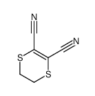 5,6-dihydro-1,4-dithiin-2,3-dicarbonitrile结构式
