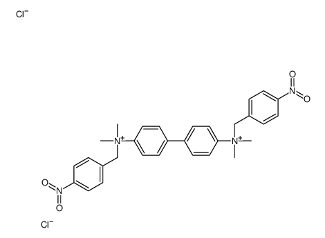 4,4'-Biphenylylenebis(dimethyl(p-nitrobenzyl)ammonium) dichloride Structure