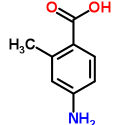 4-氨基-2-甲基苯甲酸结构式