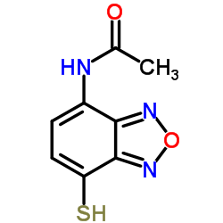 AABD-SH (=4-ACETAMIDO-7-MERCAPTO-2,1,3-BENZOXADIAZOLE)[FOR HPLC LABELING] Structure