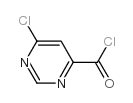 6-氯-嘧啶4-甲酰氯结构式