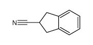 2,3-二氢-1H-茚-2-甲腈结构式