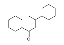 1,3-dicyclohexylbutan-1-one Structure