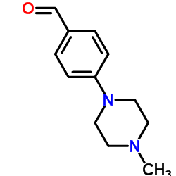 4-(4-Methylpiperazin-1-yl)benzaldehyde Structure