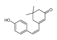 3-[2-(4-hydroxyphenyl)ethenyl]-5,5-dimethylcyclohex-2-en-1-one结构式