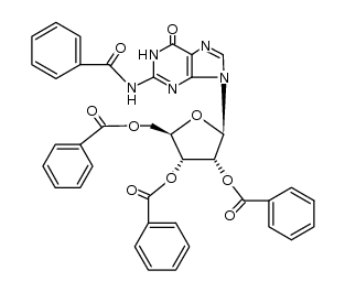 N2,O2',O3',O5'-tetrabenzoylguanosine Structure