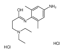 N-(4-amino-2,6-dimethylphenyl)-3-(diethylamino)propanamide,dihydrochloride Structure