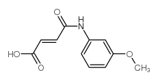 4-(3-methoxyanilino)-4-oxobut-2-enoic acid Structure