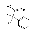 (RS)-2-amino-2-(2-fluoro-phenyl)-propionic acid结构式