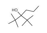 3-tert-butyl-2,2-dimethyl-hexan-3-ol结构式