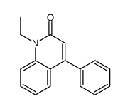 1-ethyl-4-phenylquinolin-2-one结构式