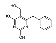6-benzyl-5-(hydroxymethyl)-1H-pyrimidine-2,4-dione Structure