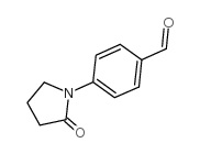 4-(2-氧代吡咯烷-1-基)苯甲醛结构式