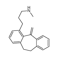 N-methyl-3-(11-methylidene-5,6-dihydrodibenzo[1,3-d:2',1'-f][7]annulen-1-yl)propan-1-amine Structure