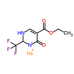 SODIUM 5-(ETHOXYCARBONYL)-2-(TRIFLUOROMETHYL)PYRIMIDIN-4-OLATE结构式