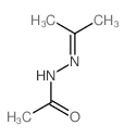 Acetic acid,2-(1-methylethylidene)hydrazide Structure