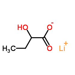 DL-2-羟基丁酸锂结构式