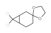 7',7'-dichlorospiro[1,3-dioxolane-2,4'-bicyclo[4.1.0]heptane]结构式