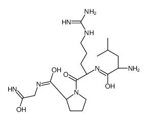 leucyl-arginyl-prolyl-glycinamide结构式