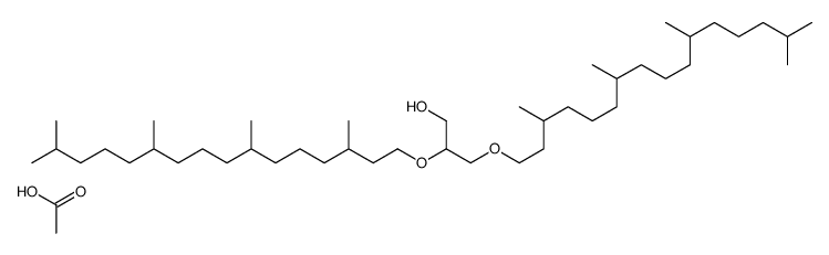 acetic acid,2,3-bis(3,7,11,15-tetramethylhexadecoxy)propan-1-ol Structure