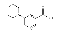 6-(4-吗啉基)吡嗪-2-甲酸结构式