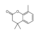 4,4,8-Trimethyl-2-chromanone Structure