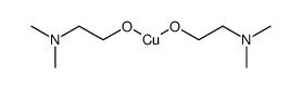 COPPER II DIMETHYLAMINOETHOXIDE结构式